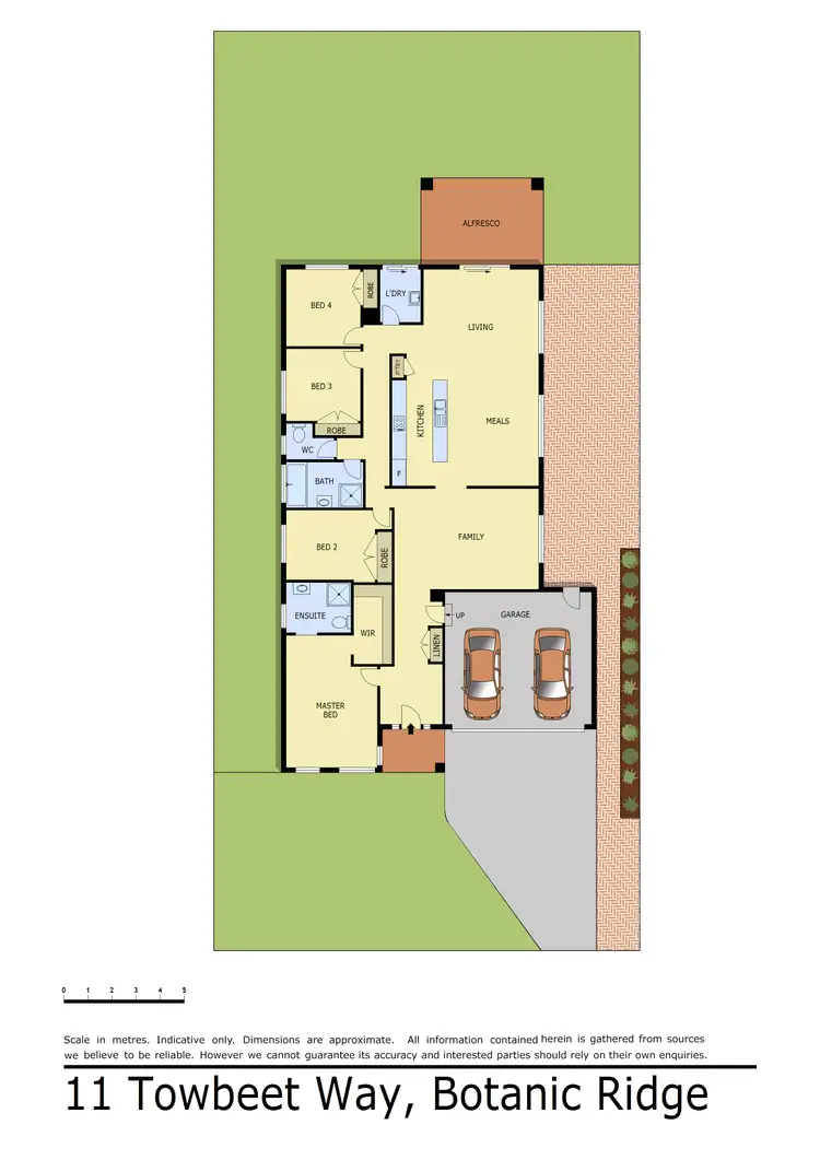Floorplan of Homely house listing, 11 Towbeet Way, Botanic Ridge VIC 3977