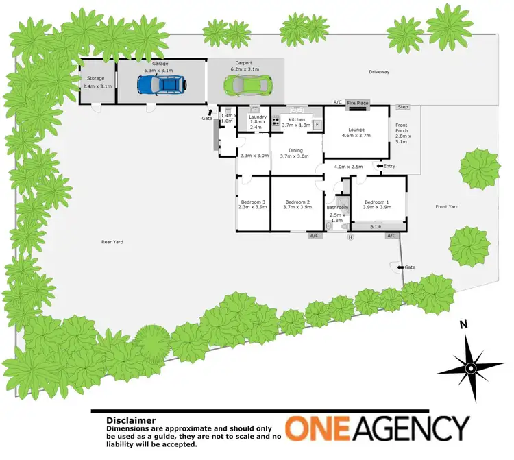 Floorplan of Homely house listing, 2 Karne Street, Riverwood NSW 2210