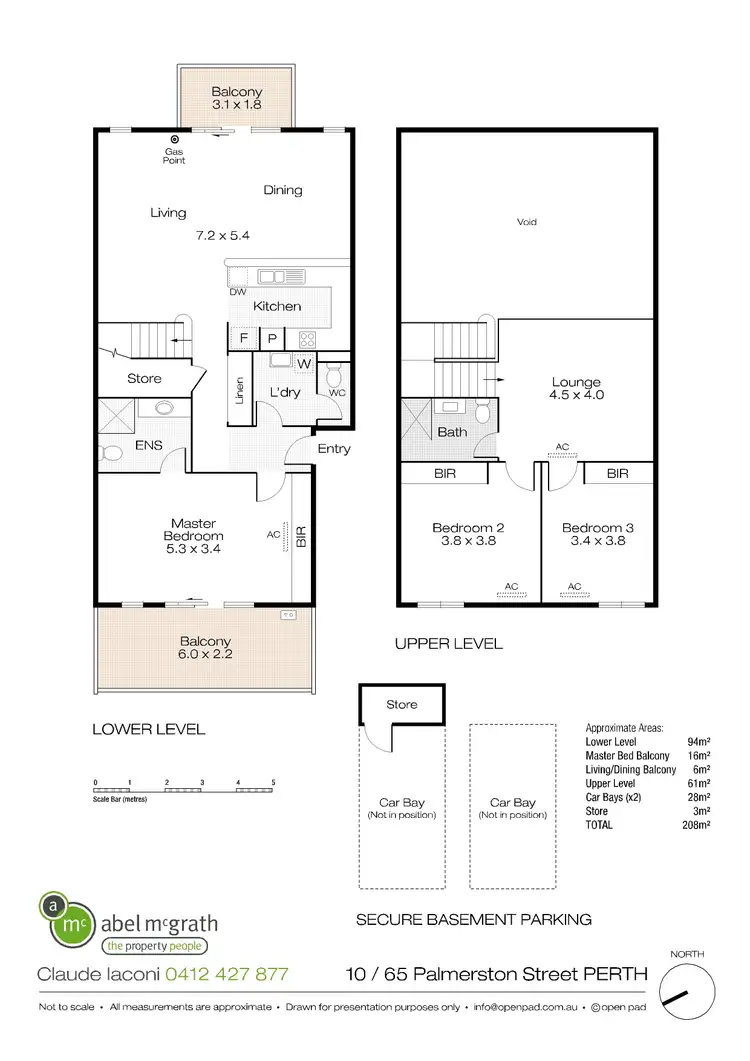 Floorplan of Homely house listing, 10/65 Palmerston Street, Perth WA 6000