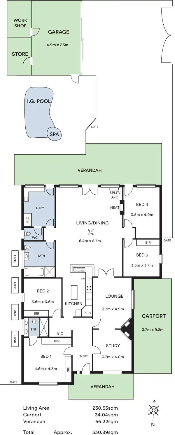 Floorplan of Homely house listing, 24 Charles Street, Prospect SA 5082
