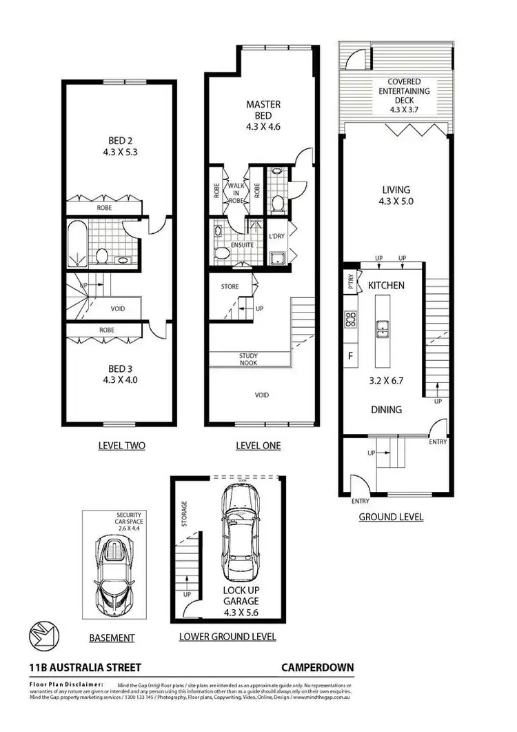 Floorplan of Homely terrace listing, 11B Australia Street, Camperdown NSW 2050