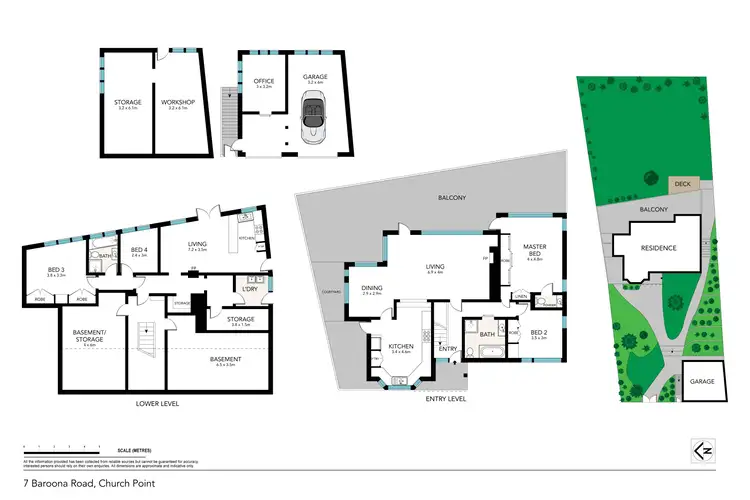Floorplan of Homely house listing, 7 Baroona Road, Church Point NSW 2105