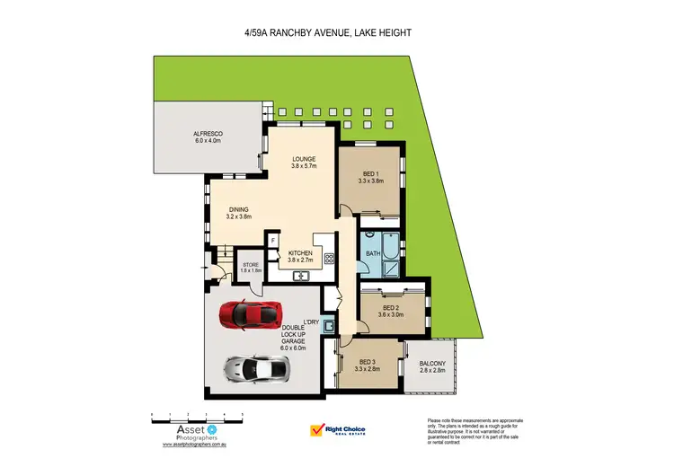 Floorplan of Homely villa listing, 4/59A Ranchby Avenue, Lake Heights NSW 2502