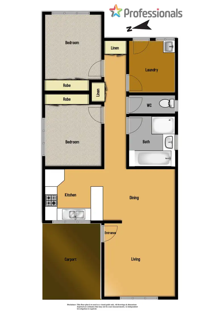 Floorplan of Homely unit listing, 32A Branston Road, St Albans VIC 3021