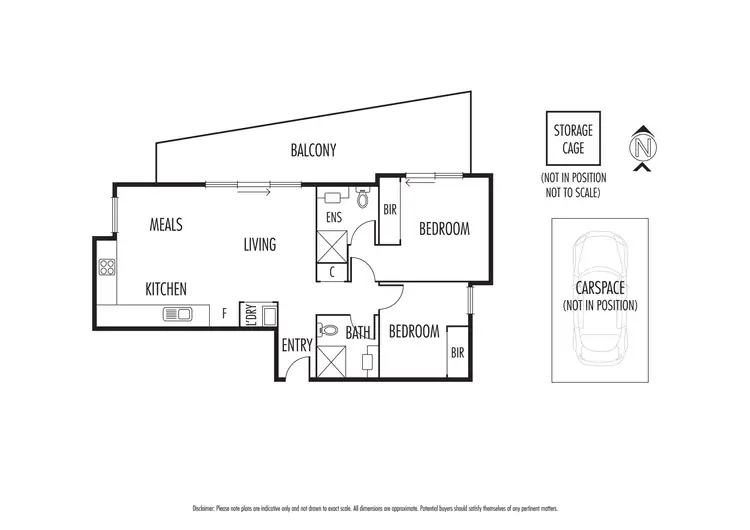 Floorplan of Homely apartment listing, 27/15 Moore Street, Moonee Ponds VIC 3039