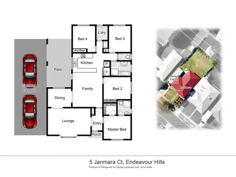 Floorplan of Homely house listing, 5 Janmara Court, Endeavour Hills VIC 3802