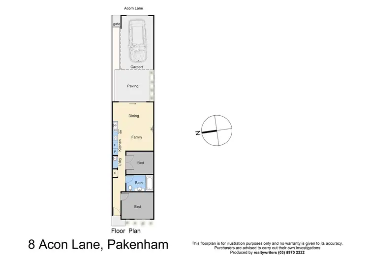 Floorplan of Homely house listing, 8 Acorn Lane, Pakenham VIC 3810