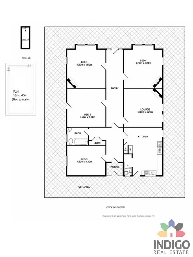 Floorplan of Homely house listing, 340 Murmungee Road, Murmungee VIC 3747