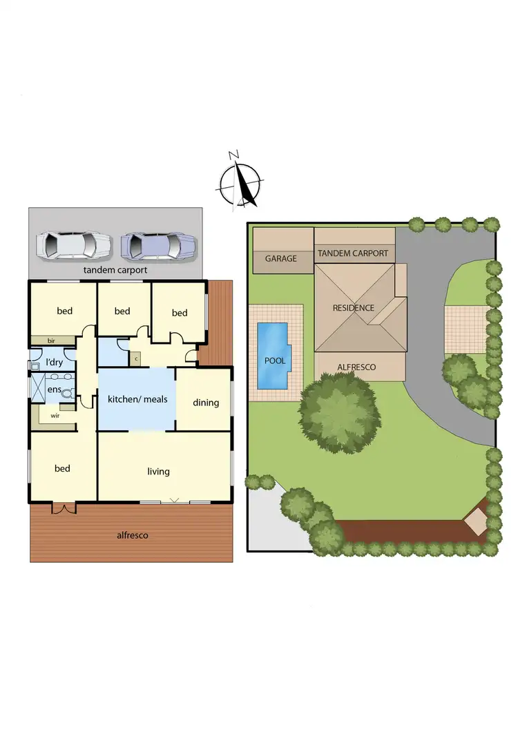 Floorplan of Homely house listing, 18 Almond Bush Street, Somerville VIC 3912