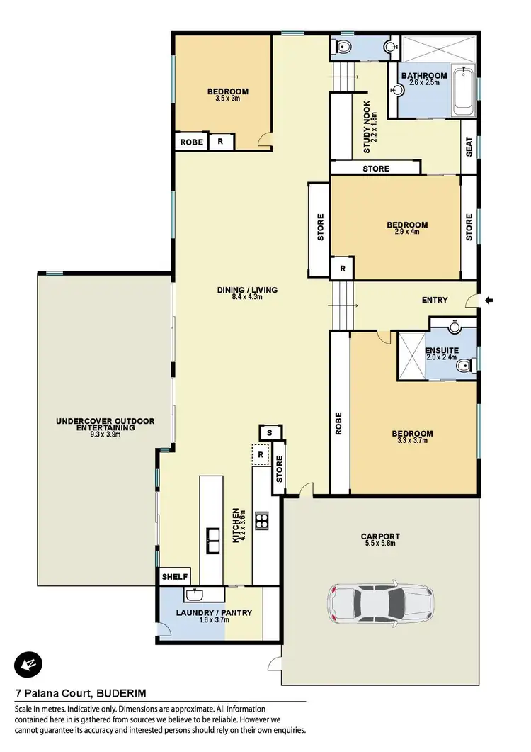 Floorplan of Homely house listing, 7 Palana Court, Buderim QLD 4556