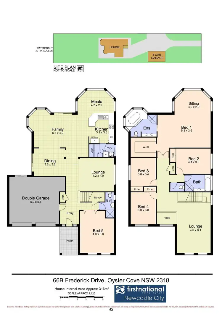 Floorplan of Homely house listing, 66B Frederick Drive, Oyster Cove NSW 2318