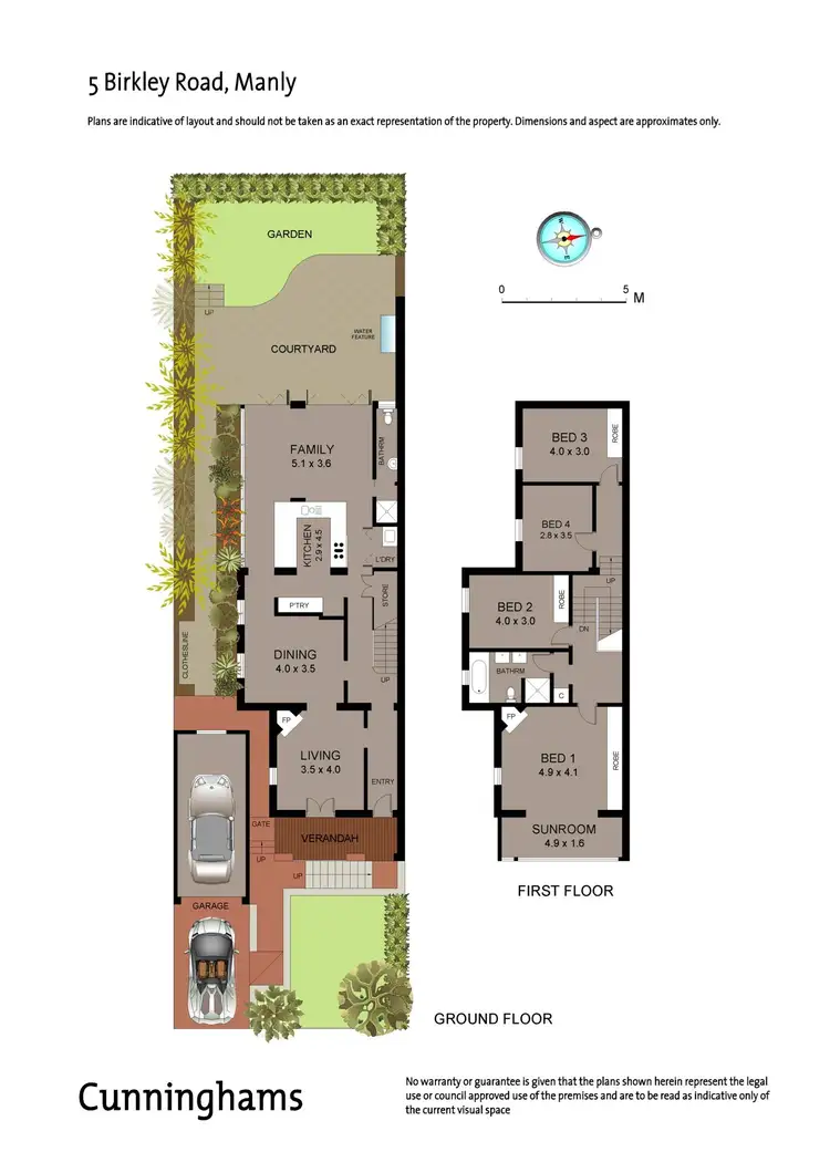 Floorplan of Homely house listing, 5 Birkley Road, Manly NSW 2095
