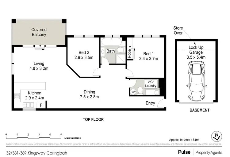 Floorplan of Homely apartment listing, 32/381-389 Kingsway, Caringbah NSW 2229
