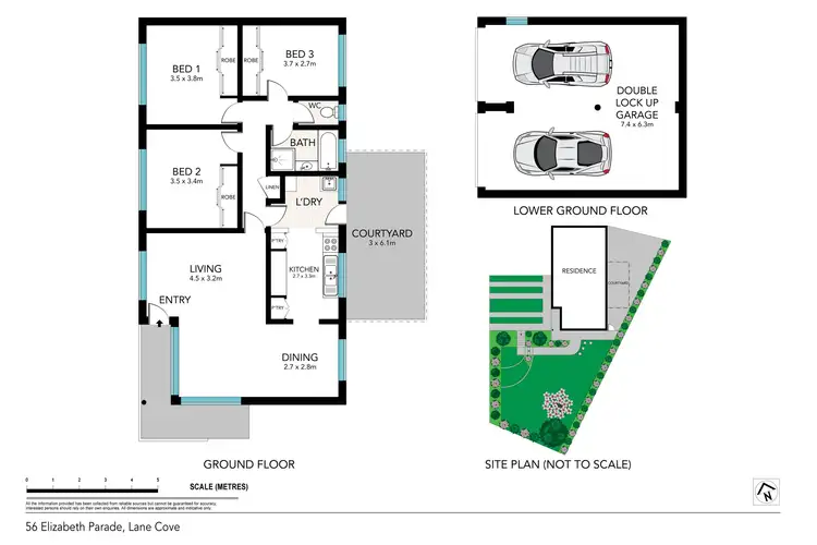 Floorplan of Homely house listing, 2/54 Elizabeth Parade, Lane Cove NSW 2066