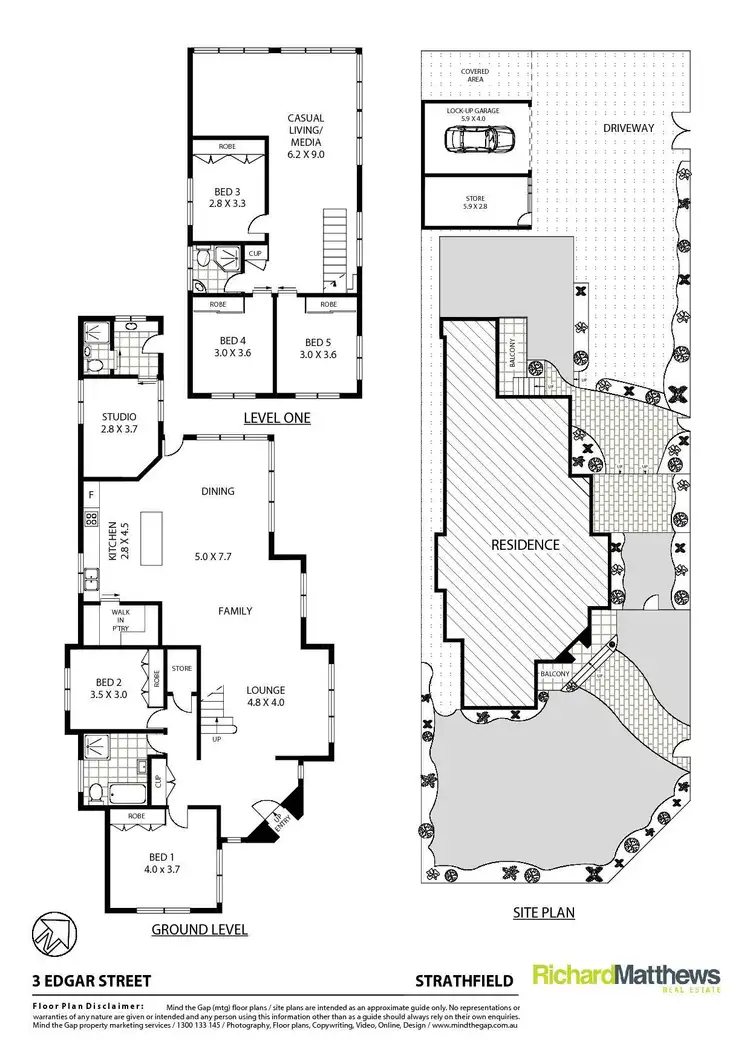 Floorplan of Homely house listing, 3 Edgar Street, Strathfield NSW 2135