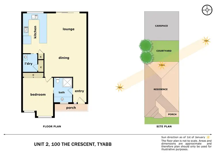 Floorplan of Homely unit listing, 2/100 The Crescent, Tyabb VIC 3913