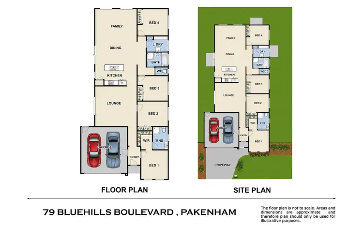 Floorplan of Homely house listing, 79 Bluehills Boulevard, Pakenham VIC 3810