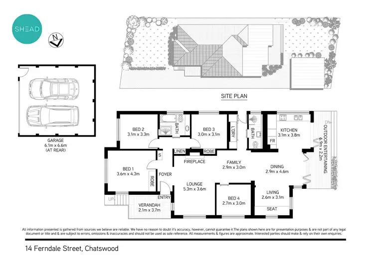 Floorplan of Homely house listing, 14 Ferndale Street, Chatswood NSW 2067