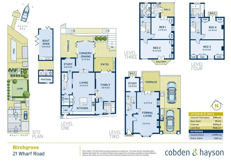 Floorplan of Homely house listing, 21 Wharf Road, Birchgrove NSW 2041