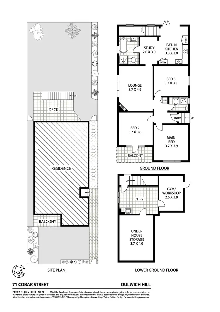 Floorplan of Homely house listing, 71 Cobar Street, Dulwich Hill NSW 2203