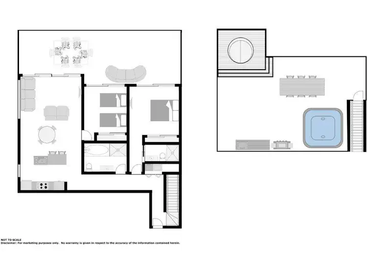 Floorplan of Homely unit listing, 12/59 Shoal Bay Road, Shoal Bay NSW 2315