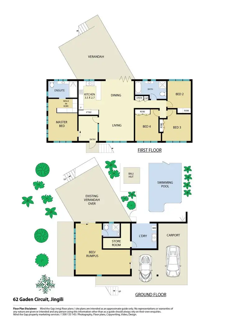 Floorplan of Homely house listing, 62 Gaden Circuit, Jingili NT 810