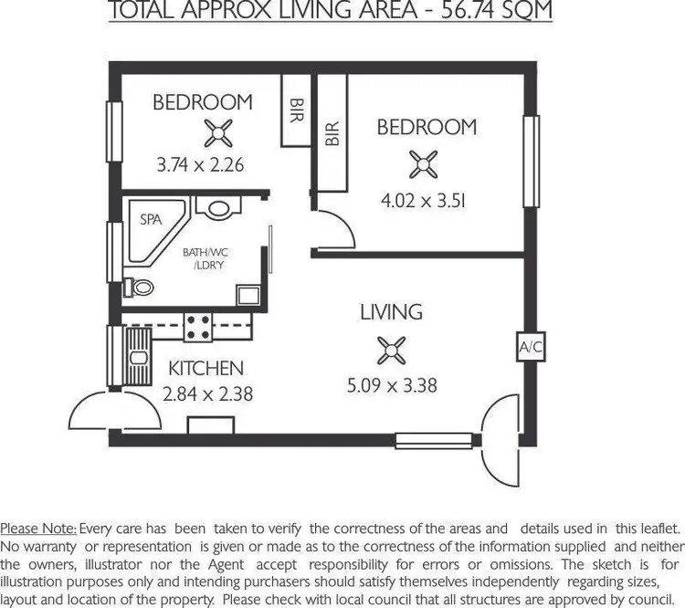 Floorplan of Homely unit listing, 8/81 Windsor Grove, Klemzig SA 5087
