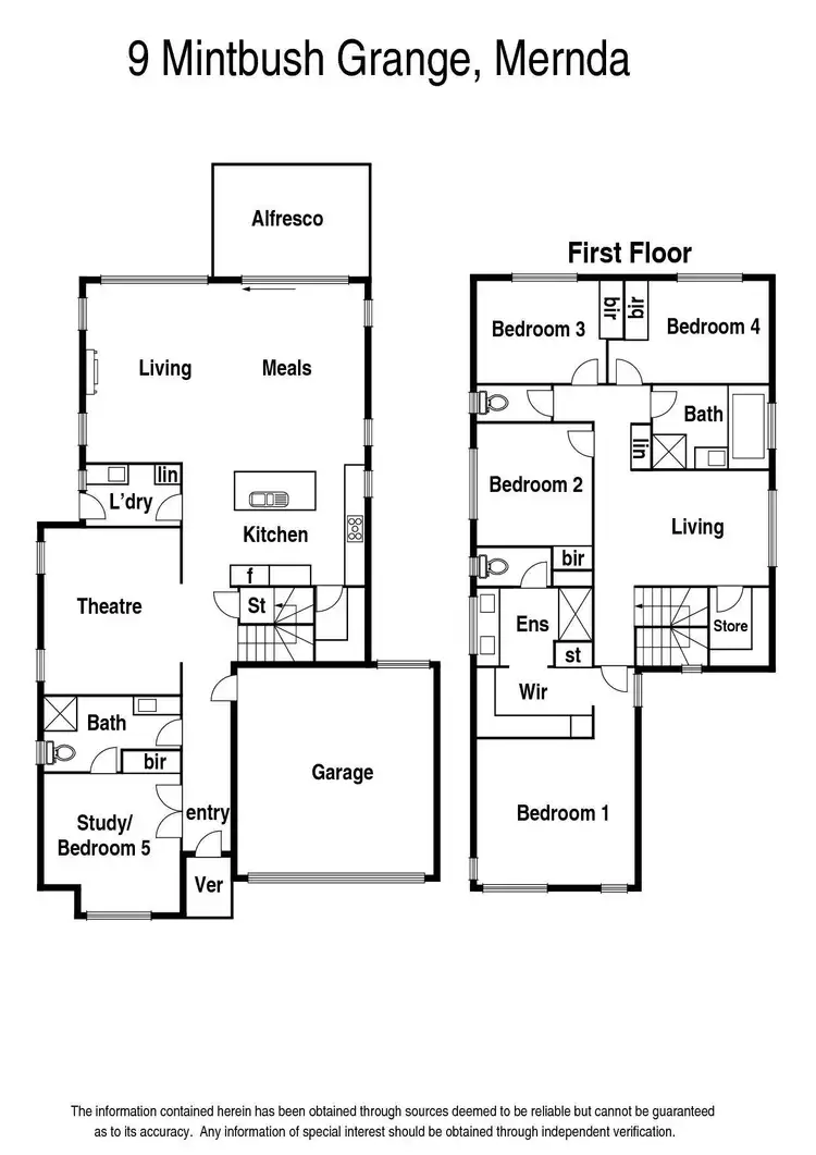 Floorplan of Homely house listing, 9 Mintbush, Mernda VIC 3754
