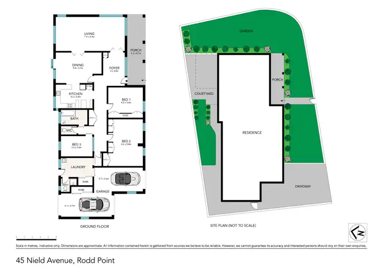 Floorplan of Homely house listing, 45 Nield Avenue, Rodd Point NSW 2046