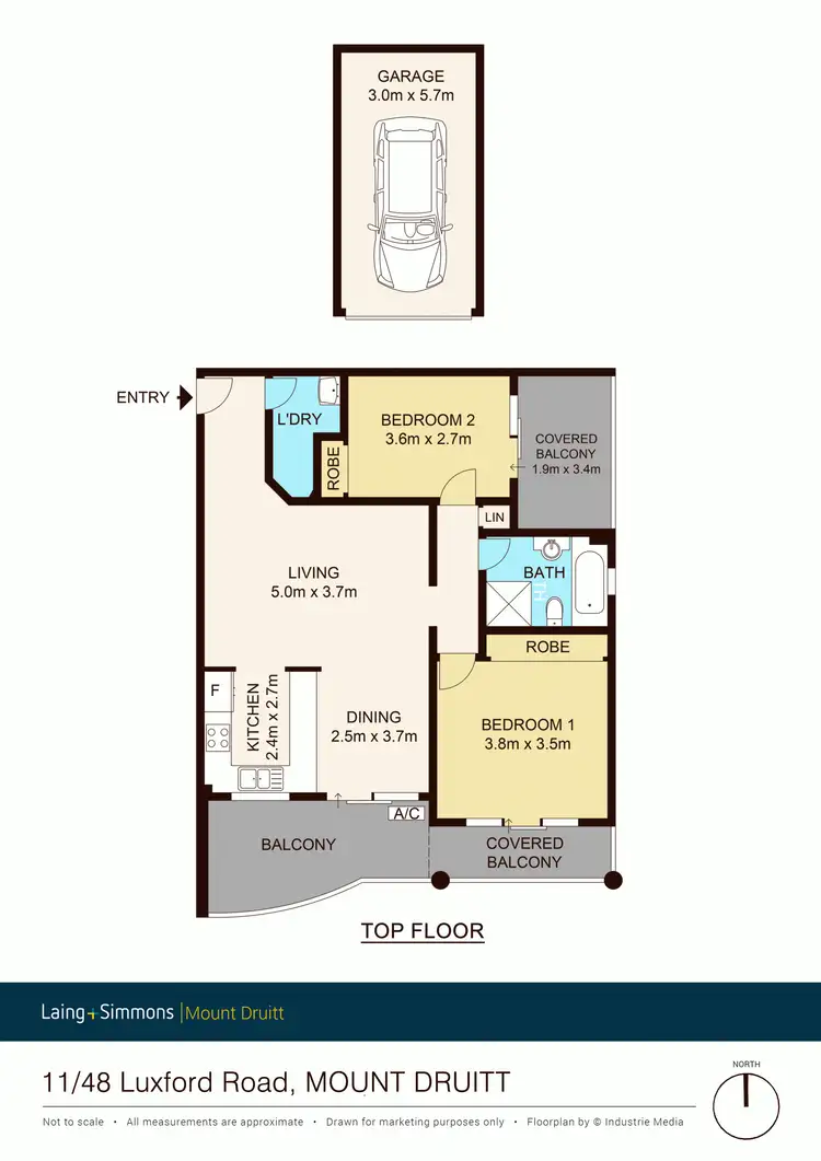 Floorplan of Homely unit listing, 11/48 Luxford Road, Mount Druitt NSW 2770