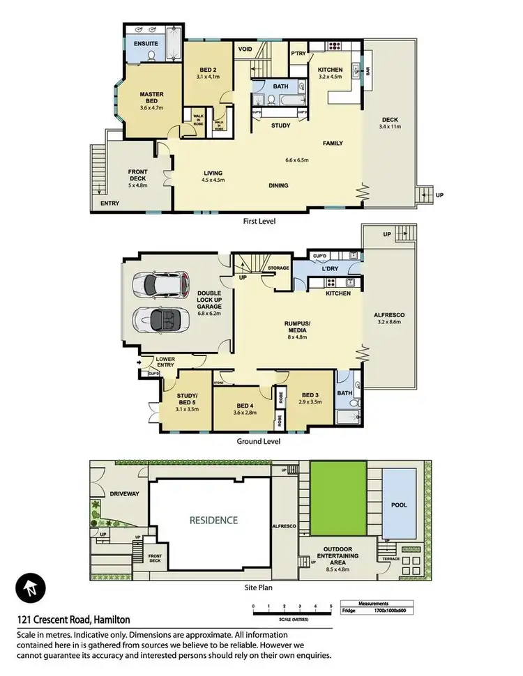 Floorplan of Homely house listing, 121 Crescent Road, Hamilton QLD 4007