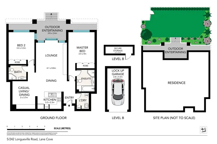Floorplan of Homely apartment listing, 5/242 Longueville Road, Lane Cove NSW 2066