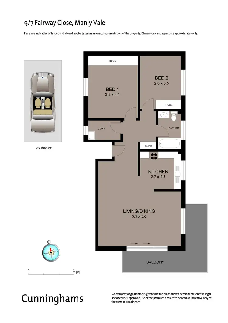 Floorplan of Homely apartment listing, 9/7 Fairway Close, Manly Vale NSW 2093
