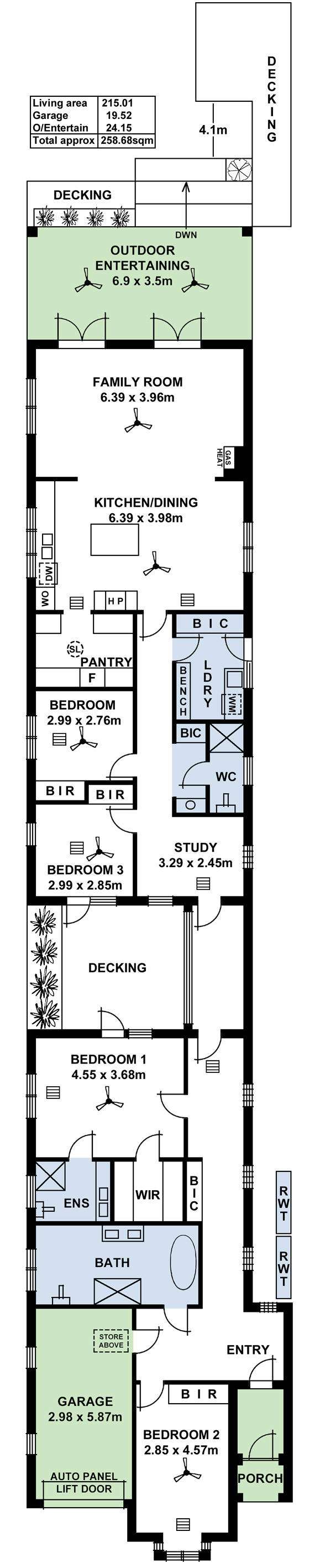 Floorplan of Homely house listing, 55 Halsbury Avenue, Kingswood SA 5062