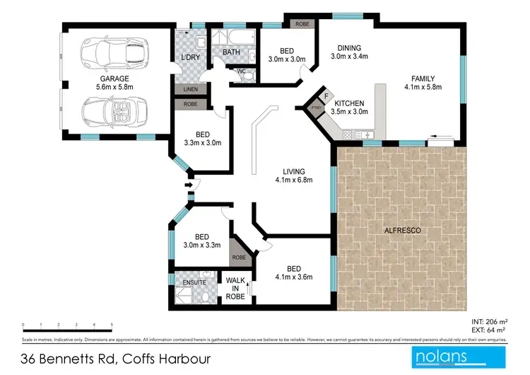 Floorplan of Homely house listing, 36 Bennetts Road, Coffs Harbour NSW 2450