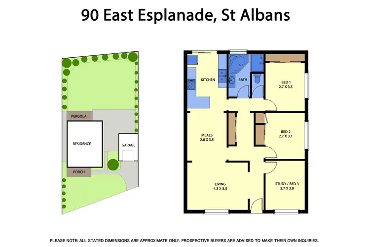 Floorplan of Homely house listing, 90 East Esplanade, St Albans VIC 3021