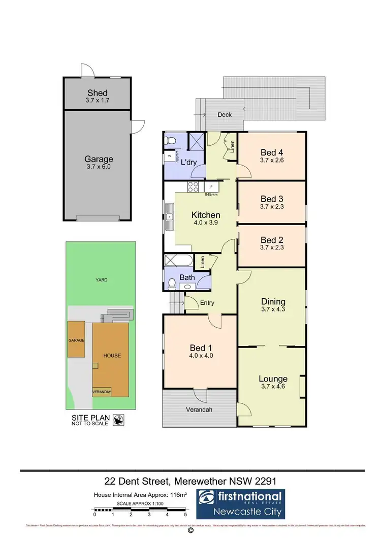 Floorplan of Homely house listing, 22 Dent Street, Merewether NSW 2291