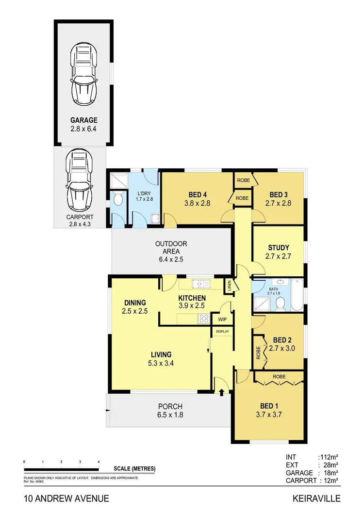Floorplan of Homely house listing, 10 Andrew Avenue, Keiraville NSW 2500