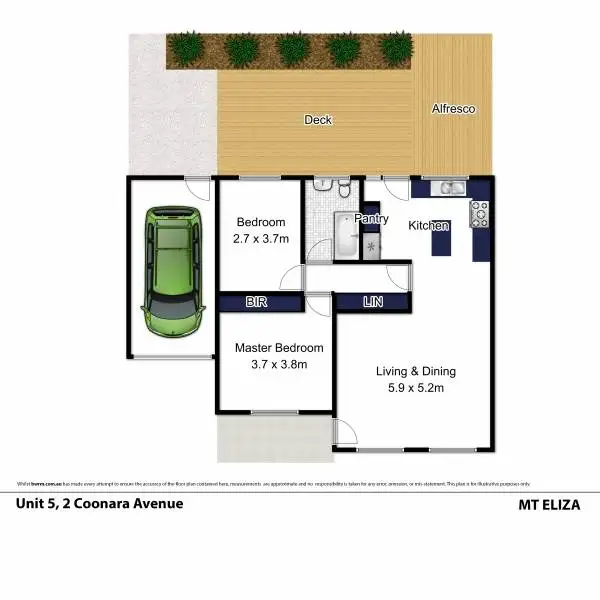 Floorplan of Homely unit listing, 5/2 Coonara Avenue, Mount Eliza VIC 3930