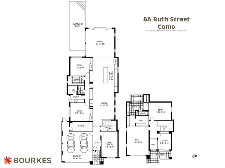 Floorplan of Homely house listing, 8A Ruth Street, Como WA 6152
