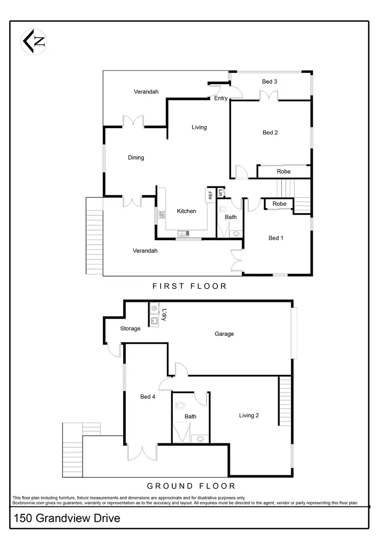 Floorplan of Homely house listing, 150 Grandview Drive, Yaroomba QLD 4573