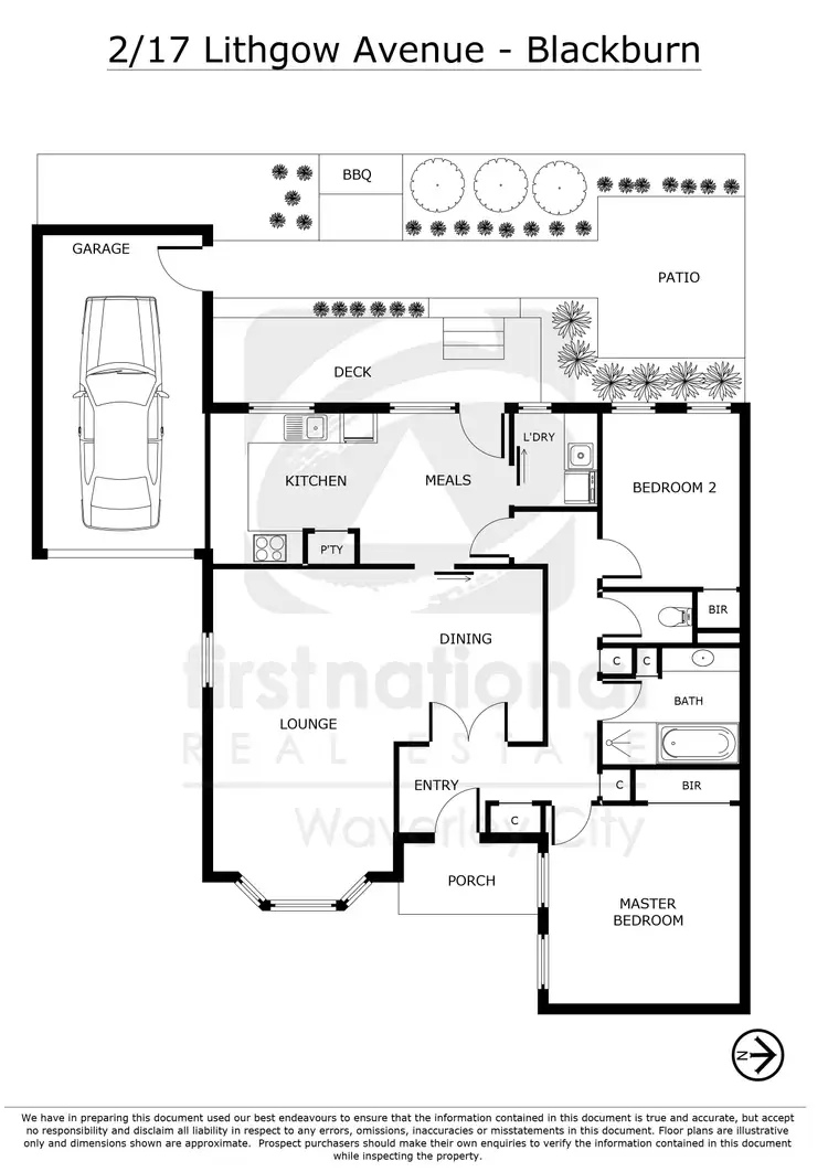 Floorplan of Homely unit listing, 2/17 Lithgow Avenue, Blackburn VIC 3130