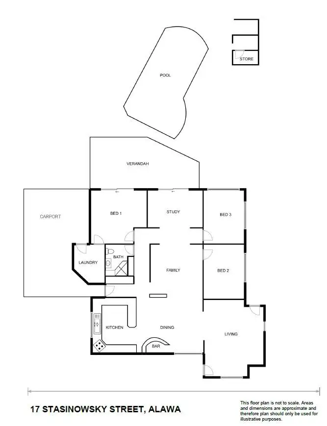 Floorplan of Homely house listing, 17 Stasinowsky Street, Alawa NT 810