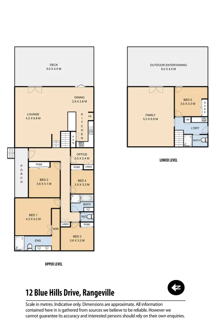 Floorplan of Homely house listing, 12 Blue Hills Drive, Rangeville QLD 4350