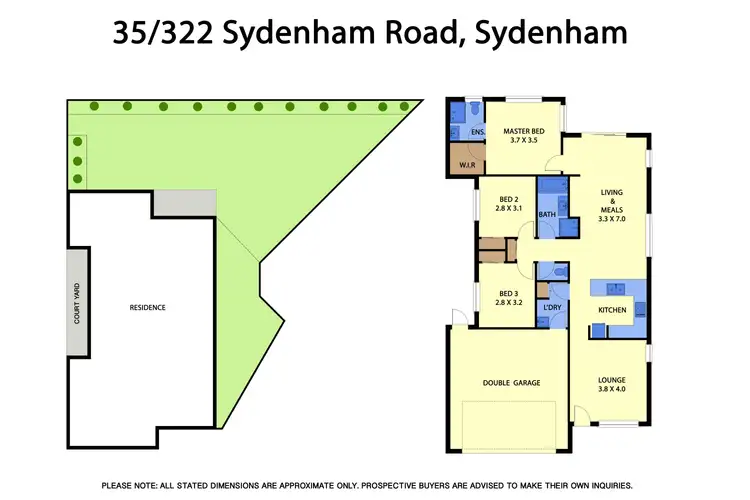 Floorplan of Homely unit listing, 35/322 Sydenham Road, Sydenham VIC 3037