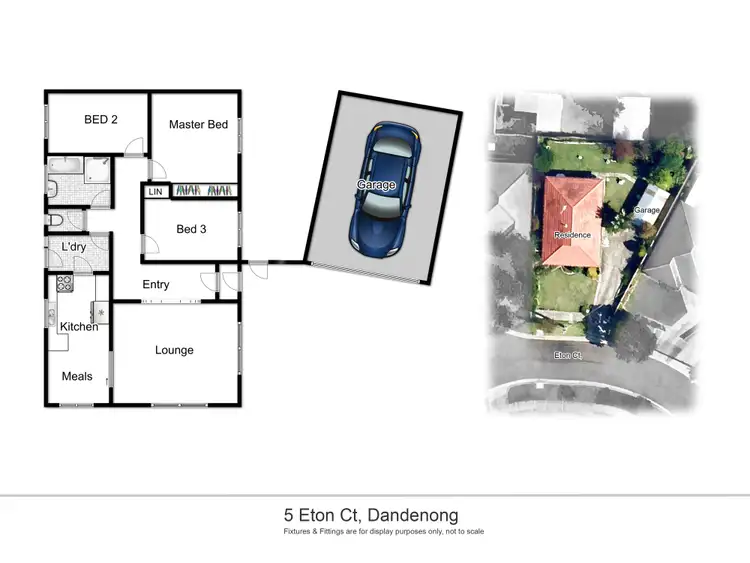 Floorplan of Homely house listing, 5 Eton Court, Dandenong VIC 3175