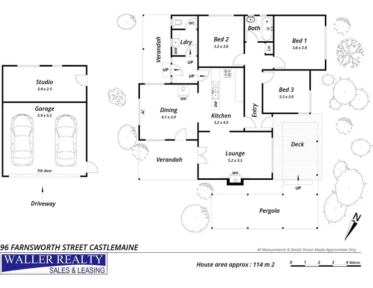 Floorplan of Homely house listing, 96 Farnsworth Street, Castlemaine VIC 3450