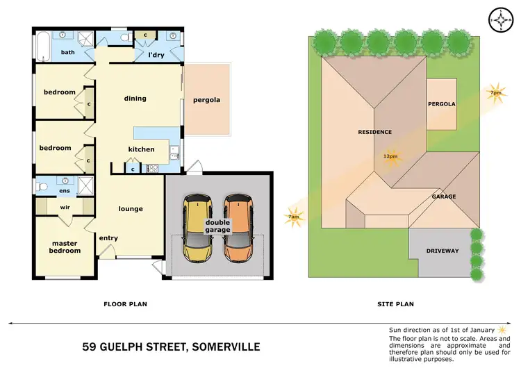 Floorplan of Homely house listing, 59 Guelph Street, Somerville VIC 3912