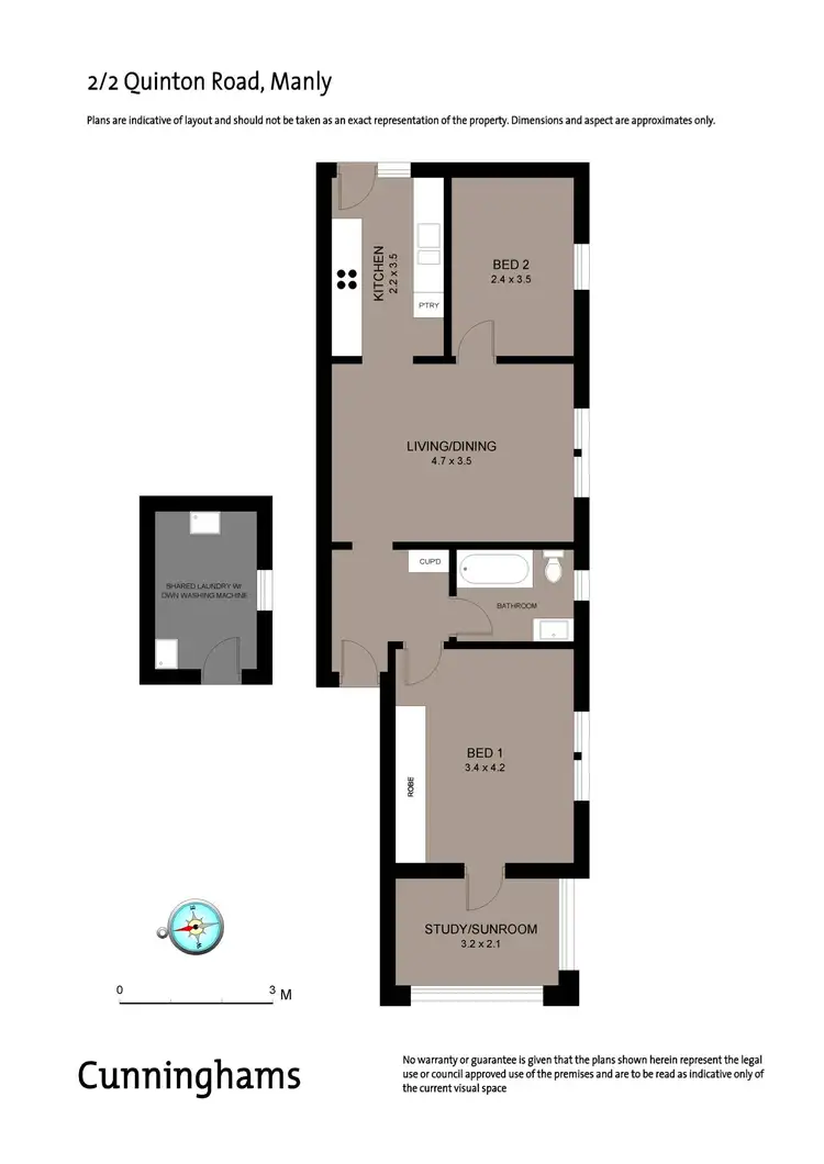 Floorplan of Homely apartment listing, 2/2 Quinton Road, Manly NSW 2095