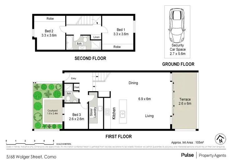 Floorplan of Homely apartment listing, 5/68 Wolger Street, Como NSW 2226